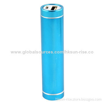 Power Bank with 2,600mAH Capacity, CE, FCC, RoHS Marks